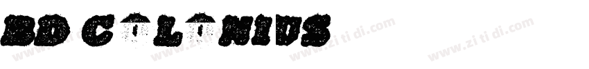 BD Colonius字体转换